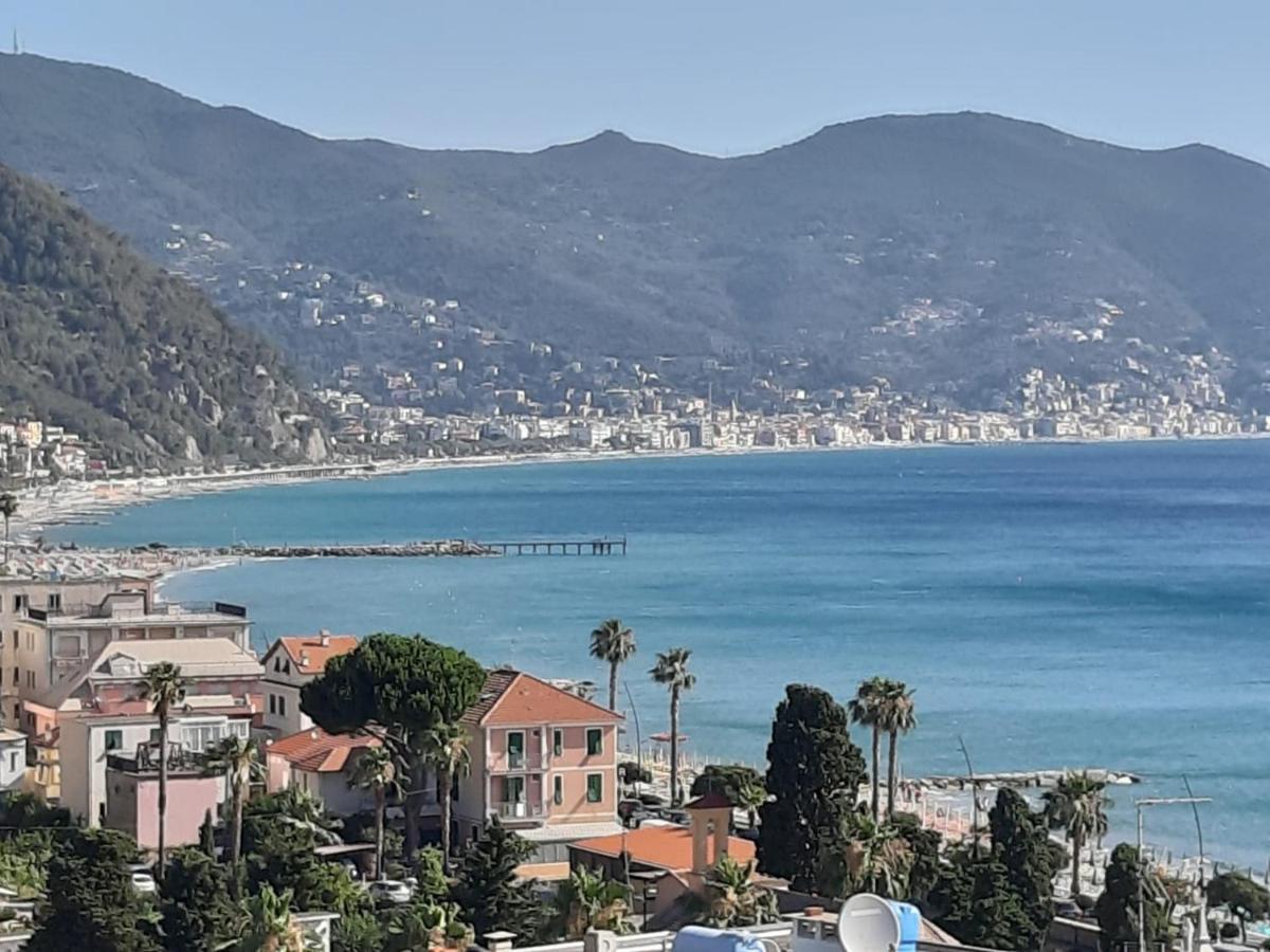 Spectacular Sea View - 3 Minutes Walk From The Sea Villa Laigueglia Buitenkant foto