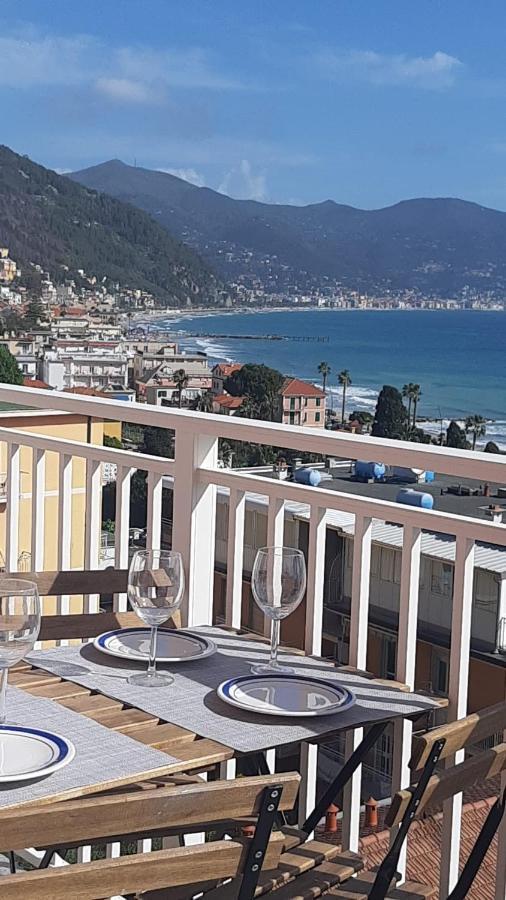 Spectacular Sea View - 3 Minutes Walk From The Sea Villa Laigueglia Buitenkant foto